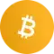 Bitcoin symbol.