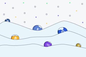 Crypto winter illustration