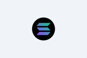 Solana logo.
