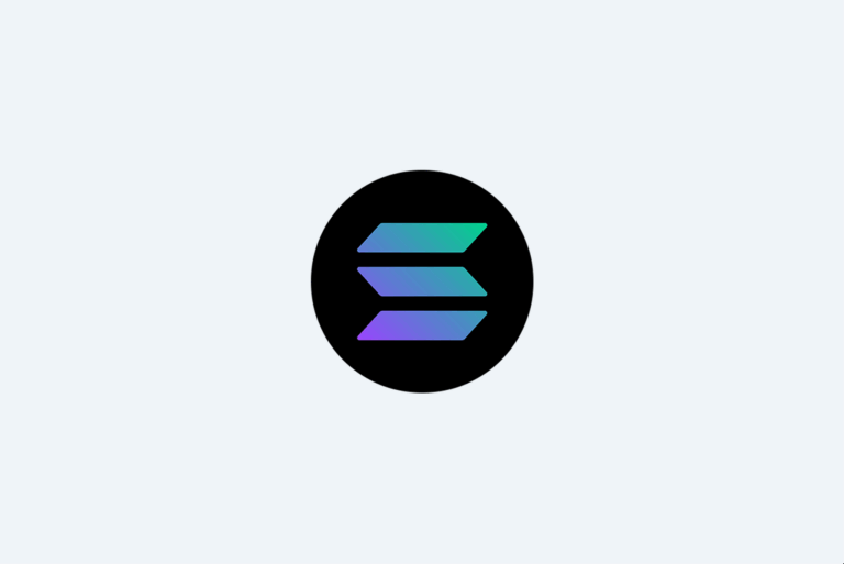 Solana logo.