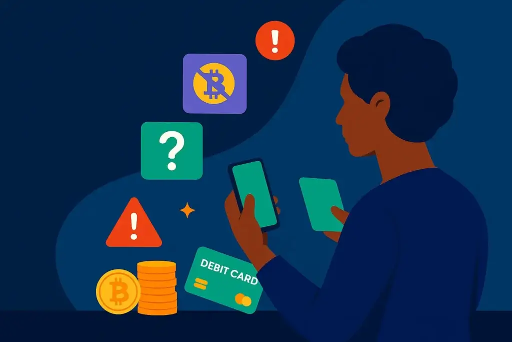 Buying bitcoin with debit card.